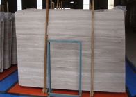 Chiny Perlino Bian Guizhou Biały Serpeggiante Wood Line Drewniana żyła Srebrny Beżowy Ciemnoszary Biały marmur Płytka kamienna