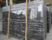 Portoro Black Marble Slab, Solid Surface Surface Arkusze na ściany / podłogi