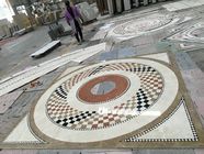 Handlowe mozaiki podłogowe mozaiki, nowoczesne wzory medalionów podłogowych Waterjet