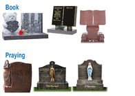 Różne kształty granitowe / marmurowe nagrobki na groby, nagrobki aniołów na groby
