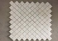 Płytka mozaika Whit Marble, marmurowa podłoga mozaikowa 10mm Grubość arkusza 302x302mm
