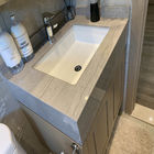 Naturalny kamień kwarcowy Marmurowa łazienka Blaty łazienkowe do przebudowy hotelowej