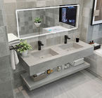 Inżynieria Kamienne zintegrowane blaty łazienkowe