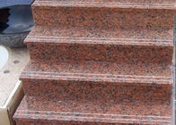 Red Straight Granit Step Treads do Indoor Outdoor Step Finish Opcjonalnie