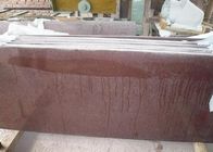 Czerwona naturalna kostka brukowa do stopni schodowych / granitowy materiał blatu