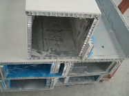 Lekkie anodowane aluminiowe panele o strukturze plastra miodu 2440x1220mm